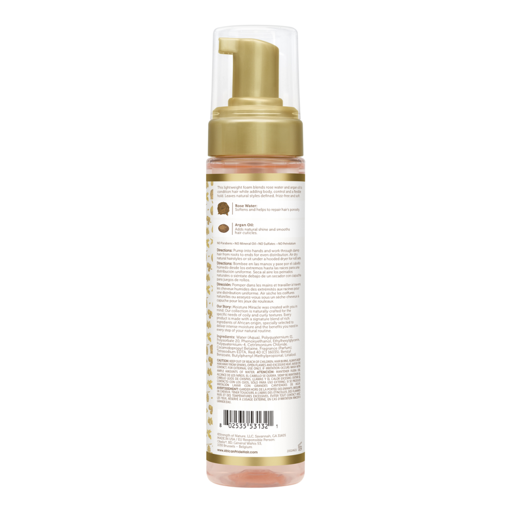 African Pride Rose Water & Argan Oil Curl Mousse 251 ml