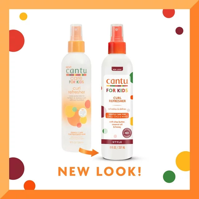 Cantu Kids Spray Ravvivante per Ricci, Onde e Capelli Afroricci 237ml