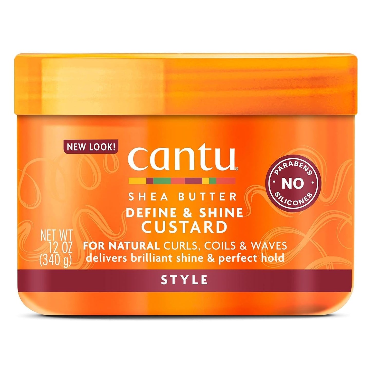 Cantu Shea Butter for Natural Hair Define & Shine Custard 340g,