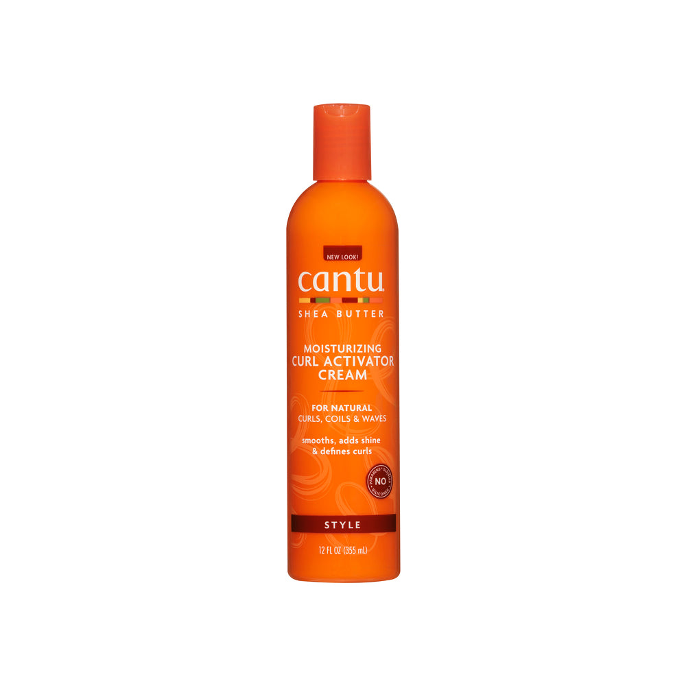 Cantu Crème de coiffage Activatrice au beurre de Karité 355 ml, Orange
