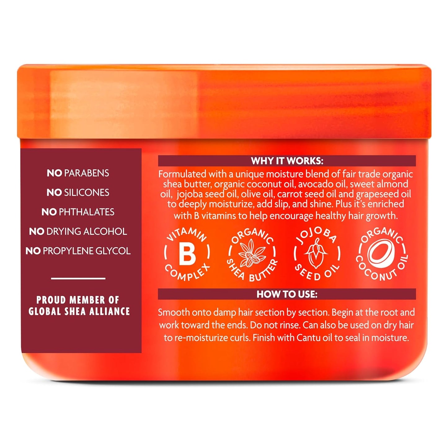 Cantu Crema per Ricci al Burro di Karité e Cocco – 340g