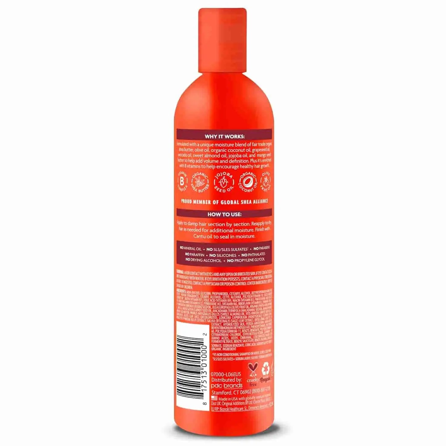 Cantu Crema Attivante per Ricci con Burro di Karité per Capelli Naturali 355ml,12oz