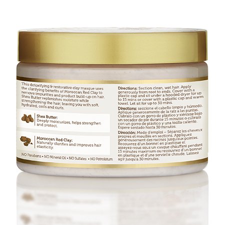 African Pride Moisture Miracle Moroccan Clay & Shea Butter Masque 340gr