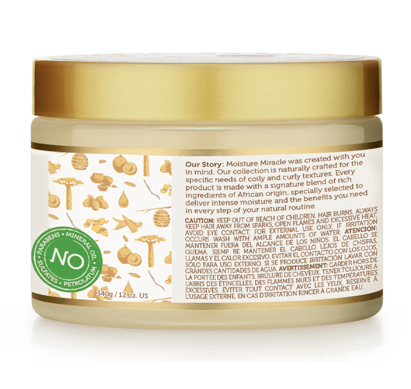 African Pride Moisture Miracle Pre-Shampoo all’Aloe e Acqua di Cocco – Districa e Nutre