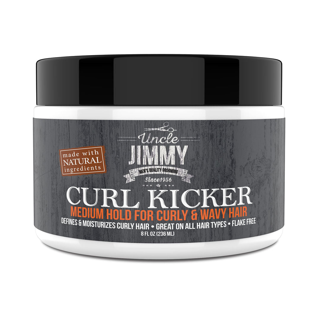 Uncle Jimmy Curl Kicker lascia i capelli ricci idratata con un tenuta morbida 237ml