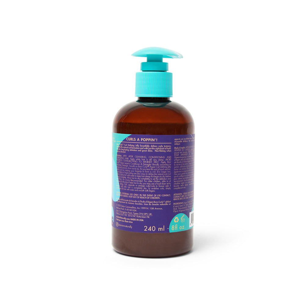 As I Am Born Curly Argan Curl Defining Jelly 8floz,240ml
