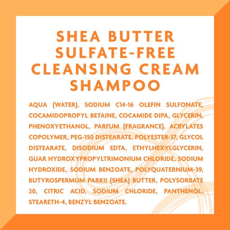 Cantu Shea Butter Shampoo Senza Solfati 400ml ,13.5oz