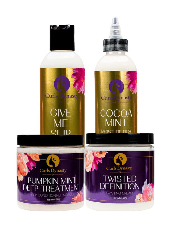 Curls Dynasty Cocoa Mint Moisturizing Curl Enhancing Daily Shampoo, 237ml,8oz