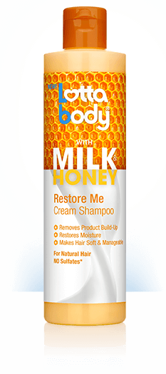 Lottabody Milk & Honey Restore Me Cream Shampoo pulire i capelli con suo formula delicato 300ml.