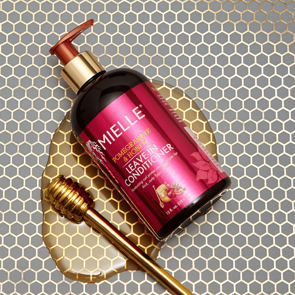 Miellee Organics Pomegranate & Honey Leave in Conditioner per capelli ricci crespi