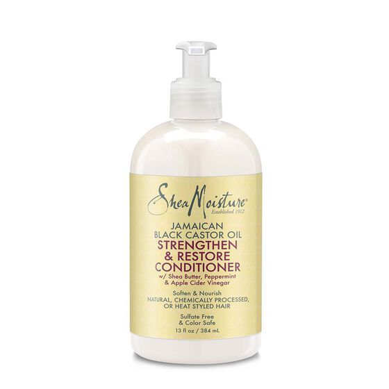 Shea Moisture Jamaican Black Castor Oil Strengthen & Restore Balsamo 384 ml,– 384 ml