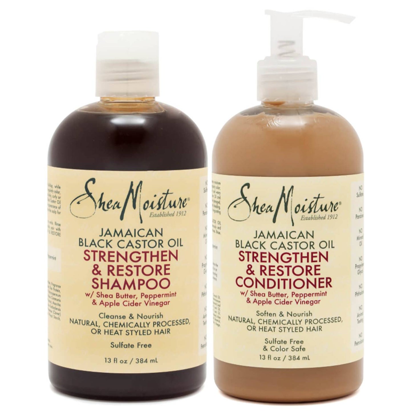 Shea Moisture Jamaican Black Castor Oil Strengthen & Restore Shampoo 384 ml