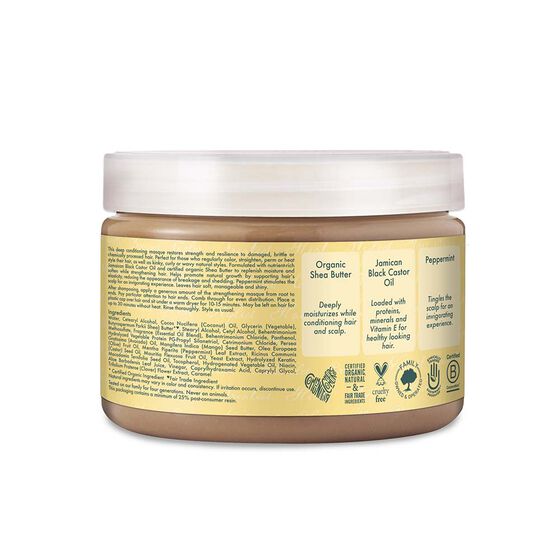 Shea Moisture Jamaican Black Castor Oil Strengthen & Restore Treatment Masque 340 g 12floz