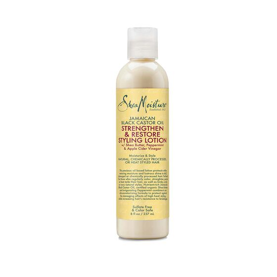 SheaMoisture Jamaican Black Castor Oil Stylinglotion zur Stärkung und Wiederherstellung, 237 ml, 8 FLOZ