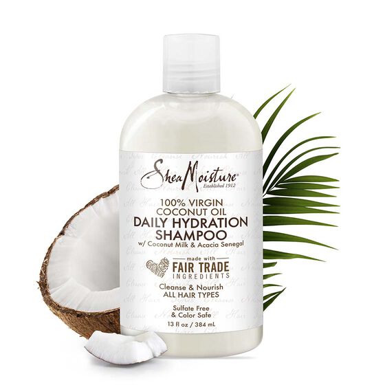 Shea Moisture 100% Virgin Coconut Oil Daily Hydration Shampoo 384 ml