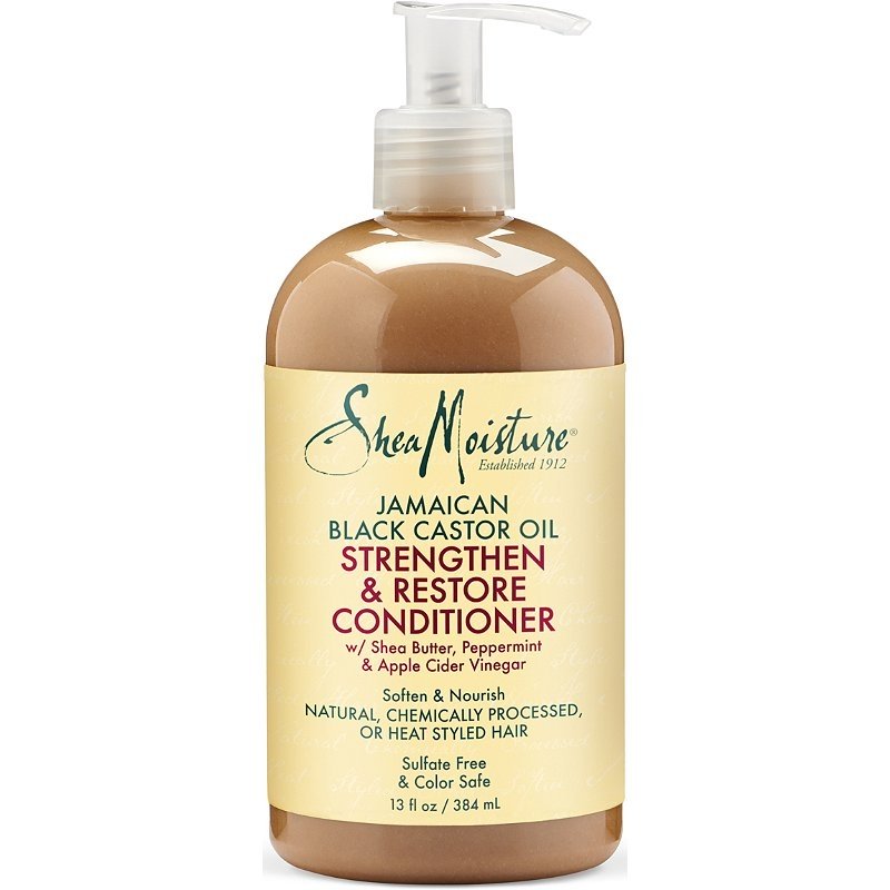 SheaMoisture Jamaican Black Castor Oil Rinse Out Conditioner repara e nutrire i capelli ricci 384ml