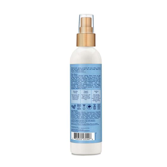 SheaMoisture Manuka Honey & Yogurt Hydrate+Repair Multi Action Spray è ideale per ricci che spezza facilmente 237ml