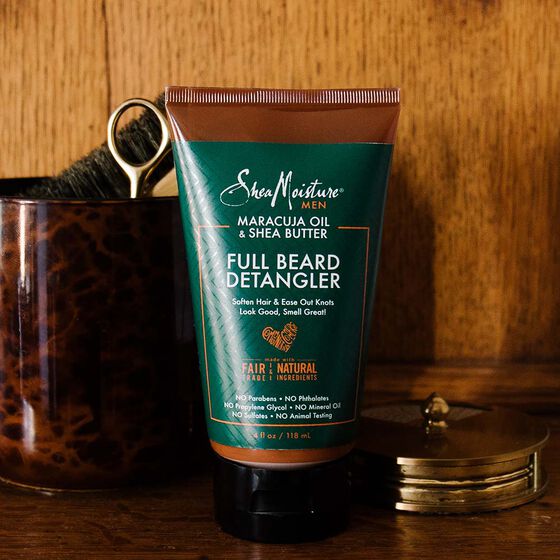 SheaMoisture Men's Maracuja & Shea Butter Beard Detangler 4oz,118ml