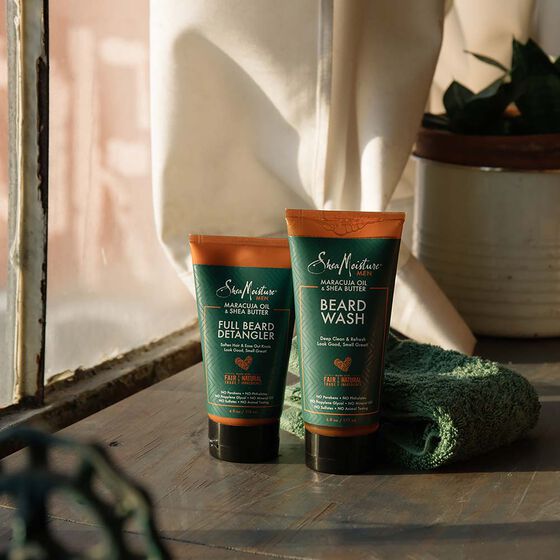 SheaMoisture Men's Maracuja & Shea Butter Beard Detangler 4oz,118ml