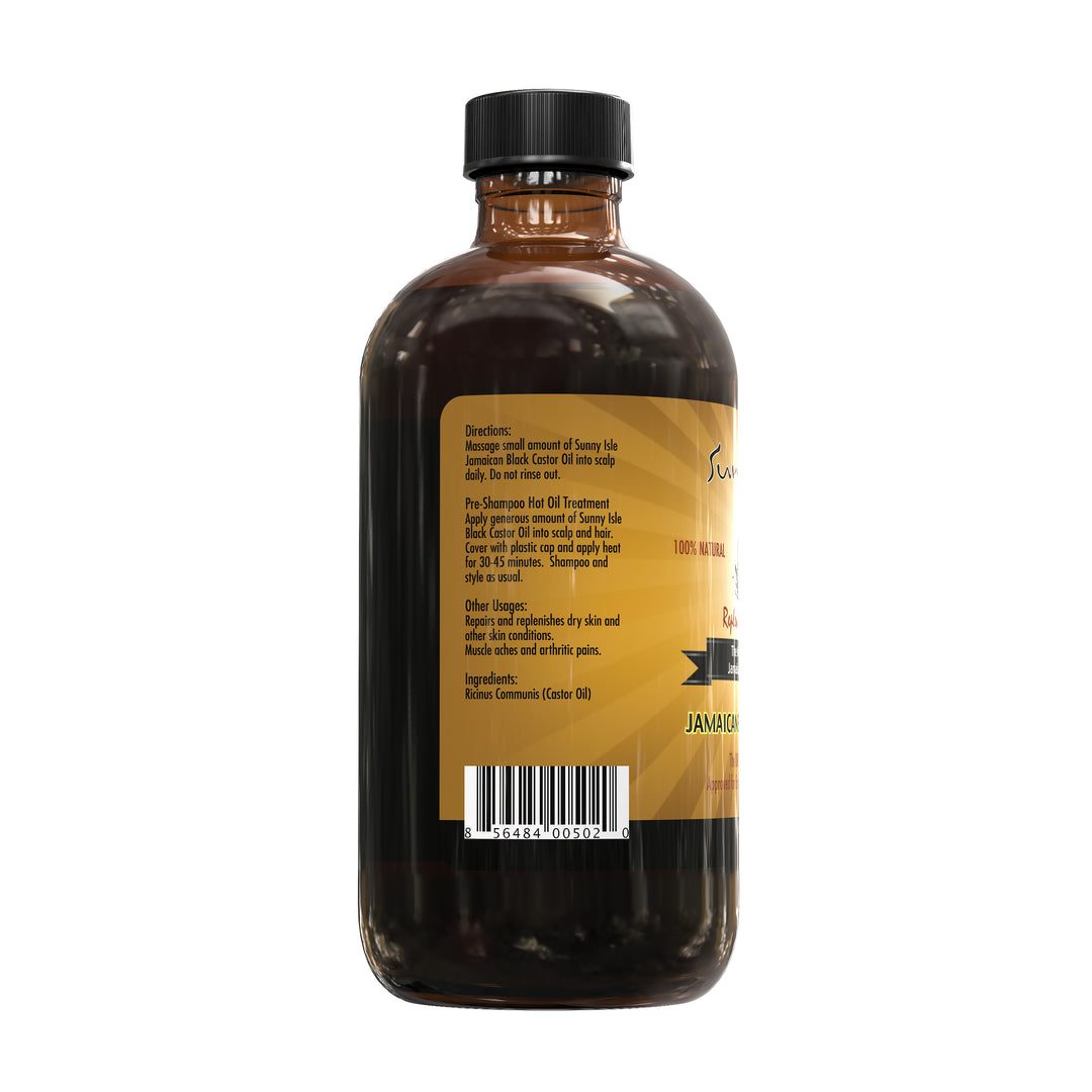 Sunny Isle Olio di Ricino Nero Giamaicano – 118 ml (4 oz)