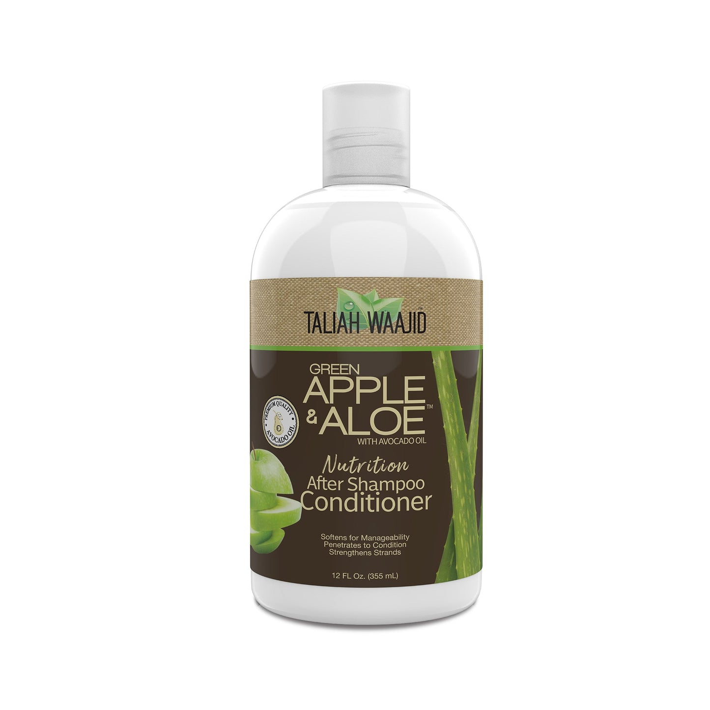 Taliah Waajid Green Apple and Aloe Nutrition After Shampoo Conditioner ammorbidire i capelli al istanza 355ml