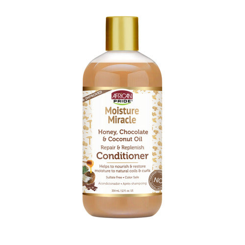 African Pride Miracle Honey ,Chocolate and Coconut Oil Conditioner 12floz,354ml
