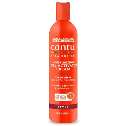 Cantu Crème Activateur pour Boucles avec Beurre de Karité pour Cheveux Naturels 355ml,12oz