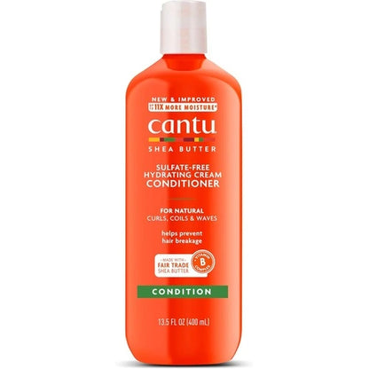 Cantu Sheabutter für natürliches Haar, sulfatfreier Feuchtigkeits-Conditioner, 400 ml,