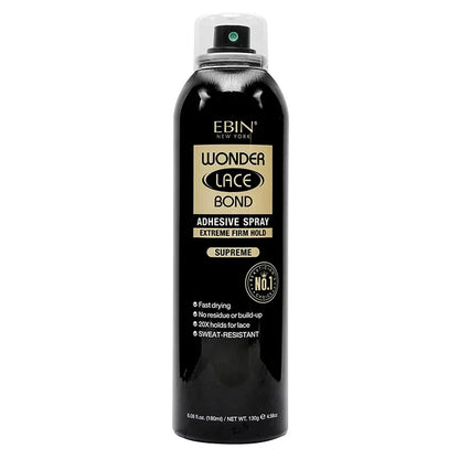 Adhesivo en spray para pelucas Ebin Wonder Lace Bond - Supreme
