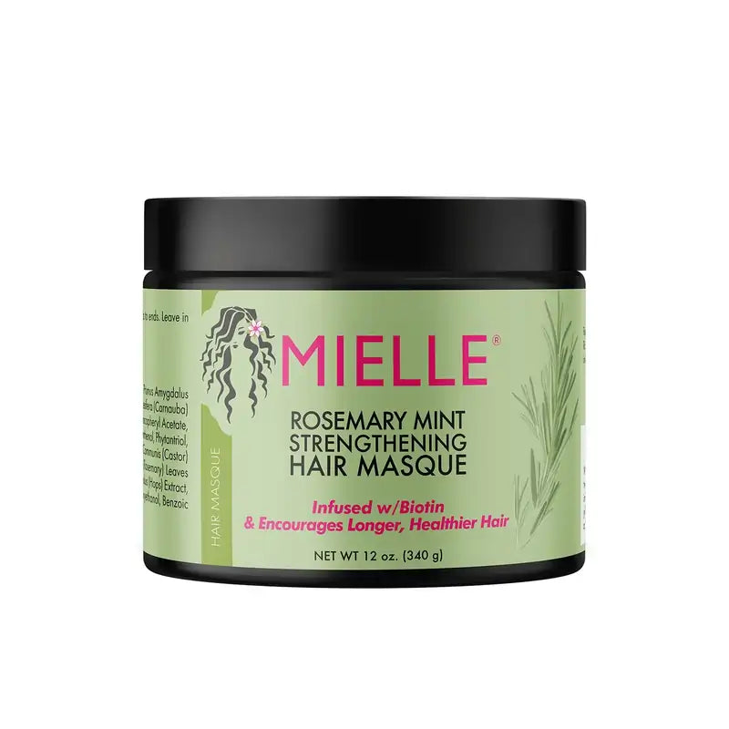 Mielle Organics maschera con rosmarino e menta rigenera ed aiutare a crescere i ricci,340g