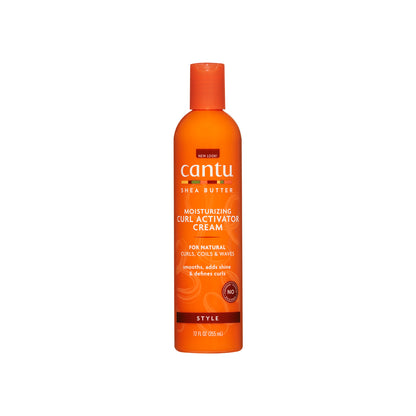 Cantu Crème Activateur pour Boucles avec Beurre de Karité pour Cheveux Naturels 355ml,12oz