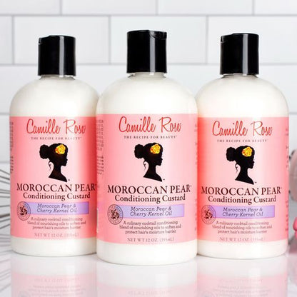 Natillas acondicionadoras de pera marroquí de Camille Rose Naturals, 355 ml, 12 oz