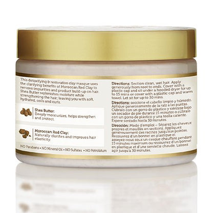 African Pride Moisture Miracle – Maske aus marokkanischer Tonerde und Sheabutter, 340 g