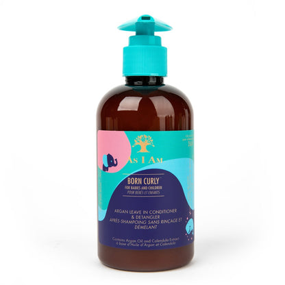 As I Am Born – Leave-In-Conditioner für lockiges Haar, 240 ml, 80z