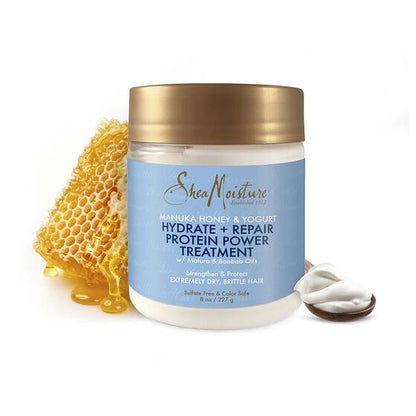 Shea Moisture Manuka-Honig und Joghurt Hydrate &amp; Repair Protein-Starke Behandlung 227 g, 8 oz