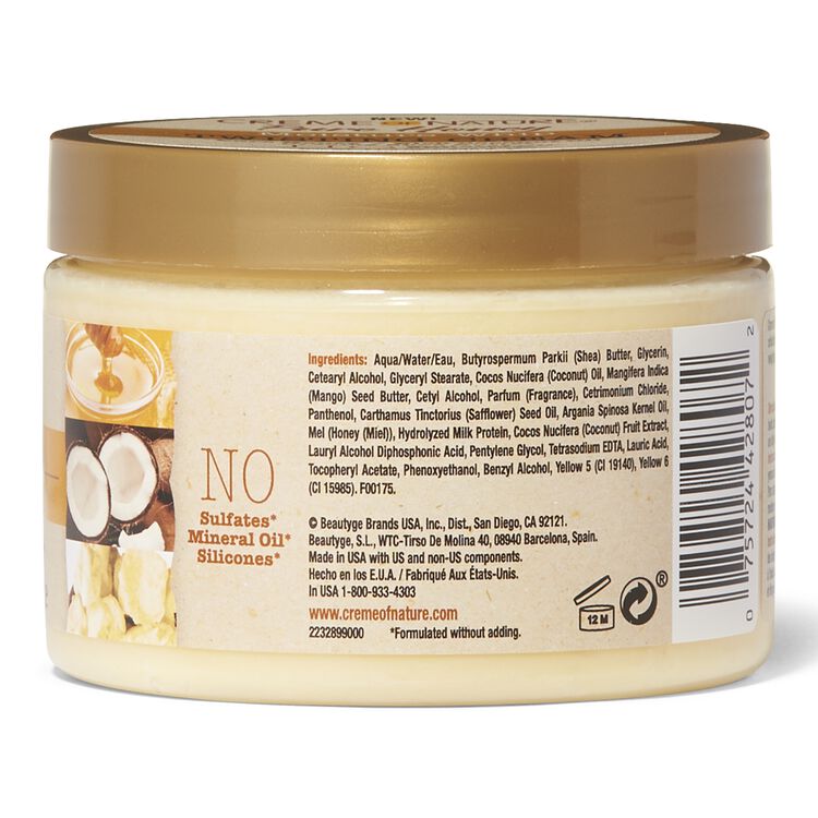 Creme of Nature Pure Honey Moisture Whip Twisting Cream, 11.5 oz, 326g