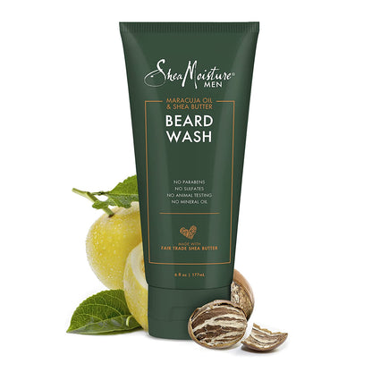 Shea Moisture Bartwaschmittel für Herren mit Maracuja und Sheabutter, 177 ml