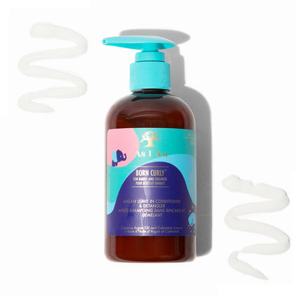 As I Am Born – Leave-In-Conditioner für lockiges Haar, 240 ml, 80z