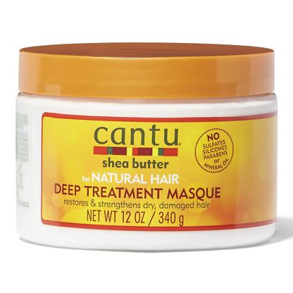 Mascarilla de tratamiento profundo reparadora intensiva con manteca de karité Cantu para cabello natural, 340 g
