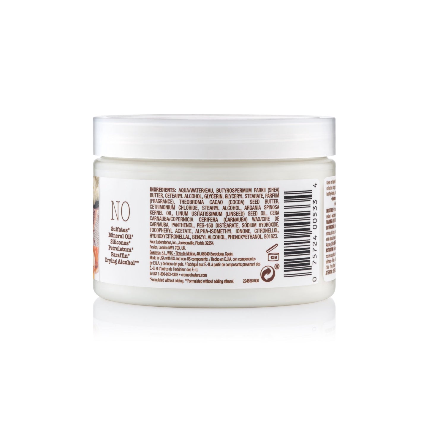 Creme of Nature Butter Blend &amp; Flaxseed Stretch & Define Styling Cream Pudding 326g,11.5oz
