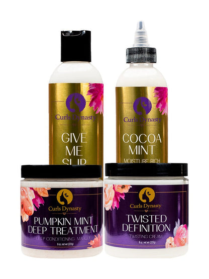 Champú hidratante diario Curls Dynasty Cocoa Mint para realzar los rizos, 237 ml (8 oz)