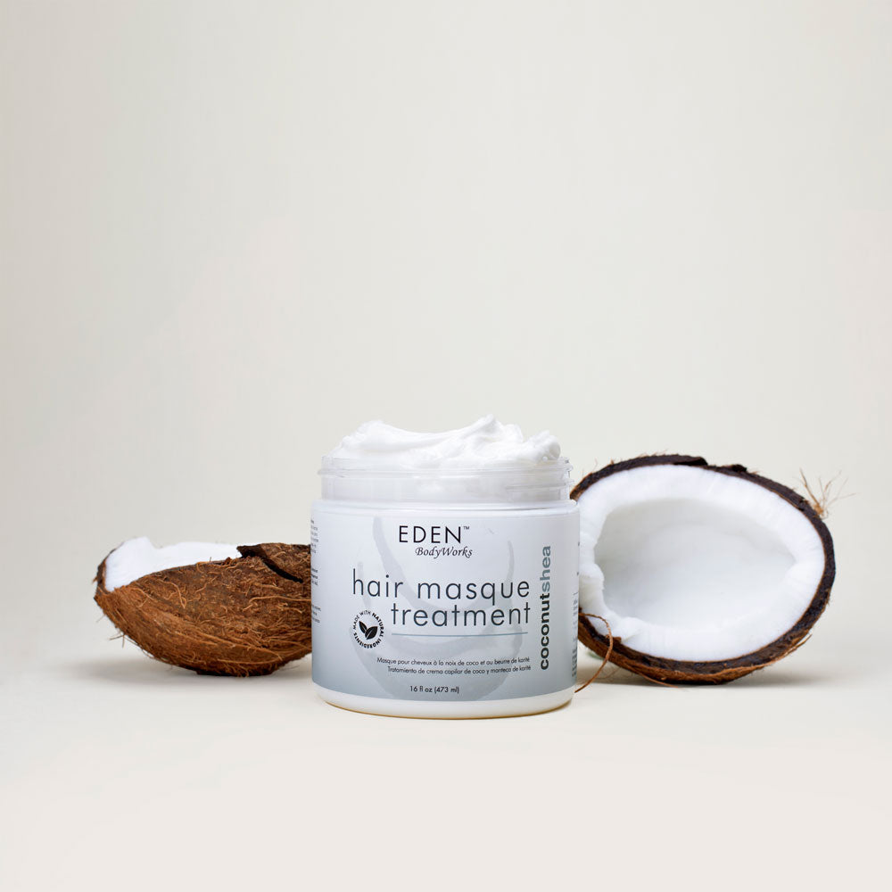 Masque capillaire Eden BodyWorks à la noix de coco et au karité, 472 ml, 160 oz
