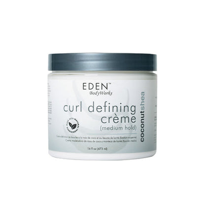 Eden BodyWorks Lockenformungscreme mit Kokosnuss- und Sheabutter – Mittlerer Halt, 473 g