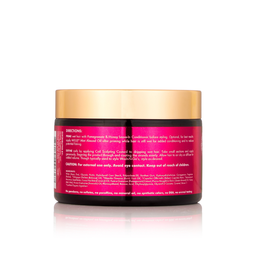 Mielle Organics Pomegranate &amp; Honey Coil Sculpting Custard 12oz,340g