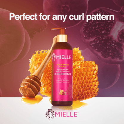 Après-shampooing hydratant et démêlant Mielle Organics Grenade & Miel 12oz,355ml
