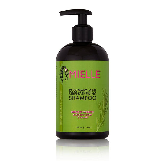 Mielle Organics Rosemary Mint Shampoo rimuove accumuli di prodotti, fortificare e  rinforzare i ricci indeboliti,355ml.