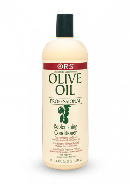 L'après-shampoing reconstituant professionnel à l'huile d'olive ORS 33,8 oz, 1 L
