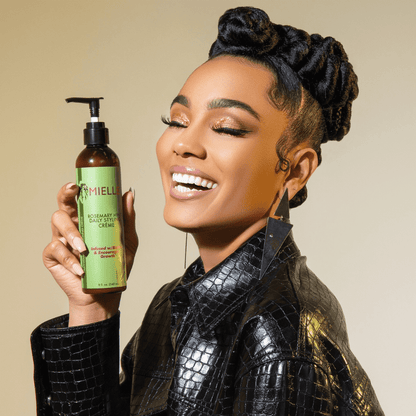 Crema de peinado diaria Mielle Organics con romero y menta, 240 ml (8 onzas líquidas)