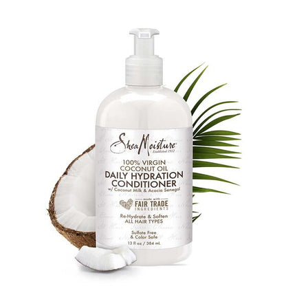 Shea Moisture 100 % natives Kokosnussöl, täglicher Feuchtigkeits-Conditioner, 348 ml