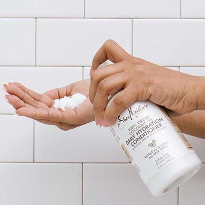 Shea Moisture 100 % natives Kokosnussöl, täglicher Feuchtigkeits-Conditioner, 348 ml